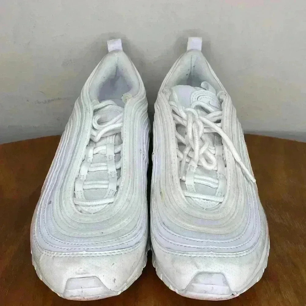 Nike Air Max 97 Triple White Youth Size US 5Y - Picture 2 of 8